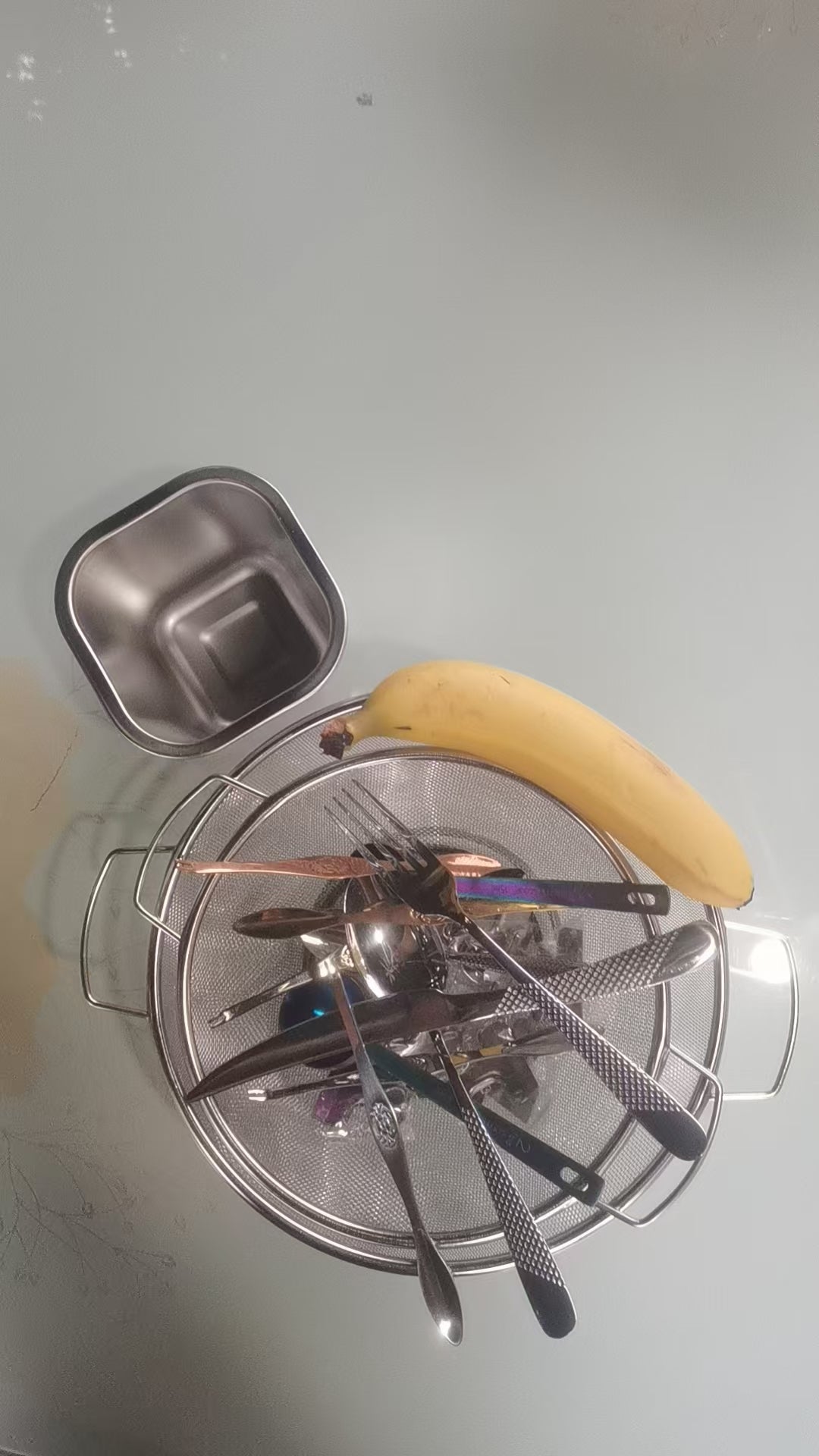 Stainless Steel Canister 12cm - Without a Lid