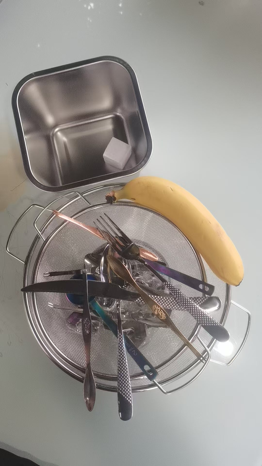 Stainless Steel Canister 16cm - Without a Lid